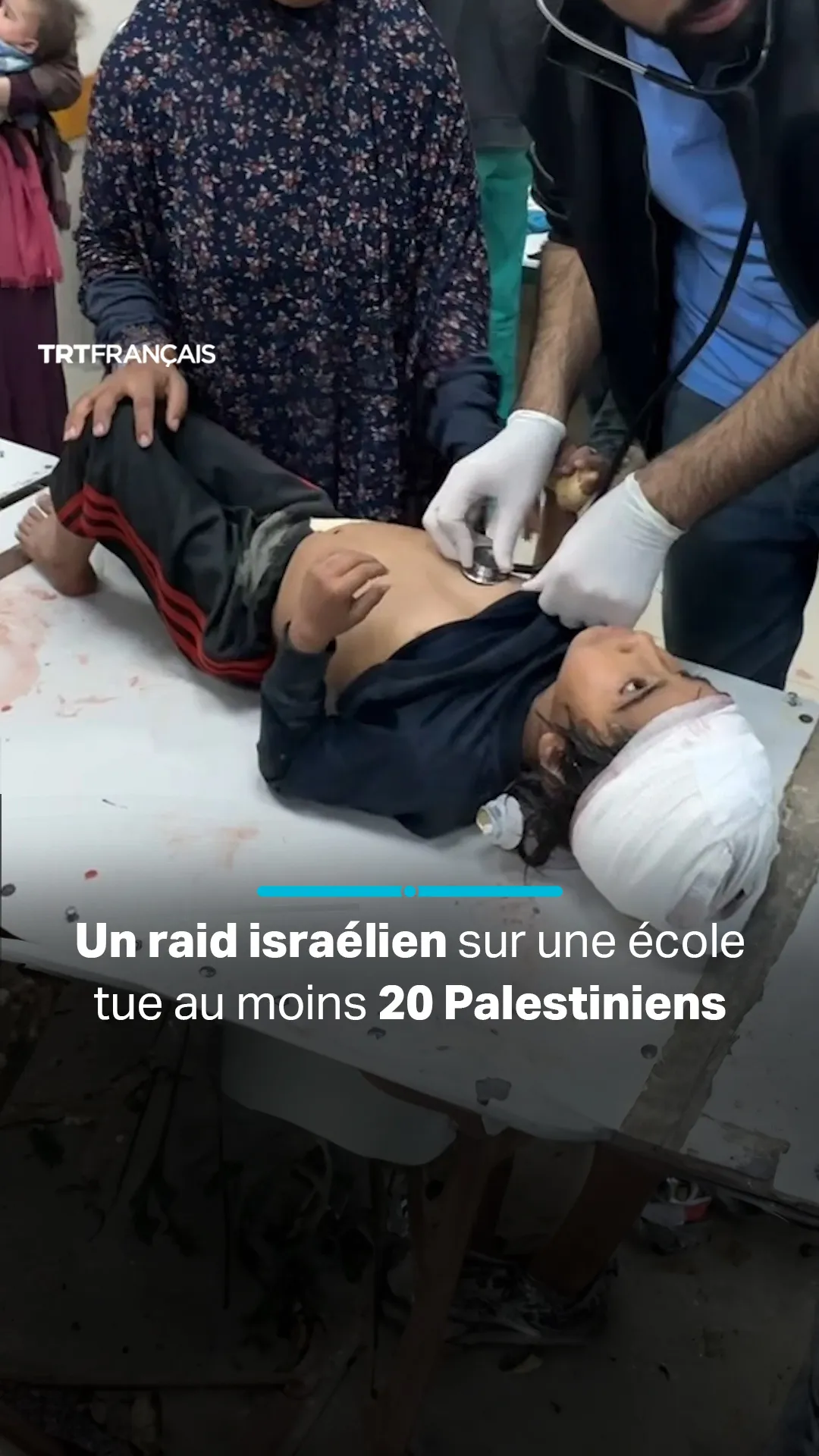 Un raid israélien tue au moins 20 palestiniens dans une école
